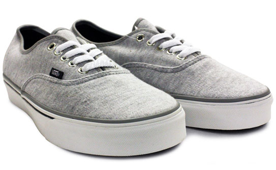 vans heather grey shoes
